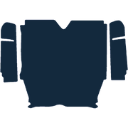 Image of the mat template for Mercedes-Benz 280 (W108) Boot Mat