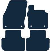 Image of the mat template for Volkswagen Tiguan (2016 - Present) Car Mats