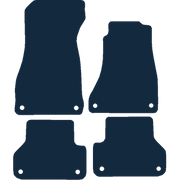 Image of the mat template for Audi A4 (2016 - Present) Car Mats