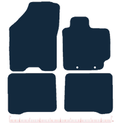 Image of the mat template for Suzuki Baleno (2016 - Present) Car Mats