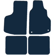 Image of the mat template for Volkswagen Golf Mk1 (Convertible) Drivers Side Fixings (1974 - 1983) Car Mats