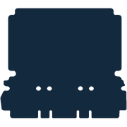 Image of the mat template for Citroen Berlingo Multispace (Seats Removed) Car Mats