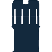 Image of the mat template for Mercedes-Benz Vito Dualiner LWB Rear With One Row Of Seats (2004 - 2014) Van Mats