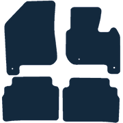 Image of the mat template for Kia Soul EV (2016 - 2019) Car Mats