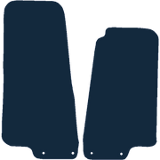 Image of the mat template for Jaguar XK8 (X100) 4 Fixing Holes (1996 - 2006) Car Mats