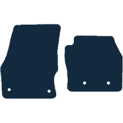 Image of the mat template for Ford Transit Connect 4 Clips (2016 - 2018) Van Mats