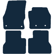 Image of the mat template for Ford Transit Connect Crew Cab LWB (2016 - 2022) Van Mats