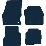 Image of the mat template for Ford Transit Connect Crew Cab SWB (2016 - 2022) Van Mats