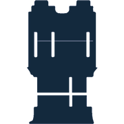 Image of the mat template for Mercedes-Benz Vito Traveliner (Tourer) SWB 9 Seater (2004 - 2014) Van Mats