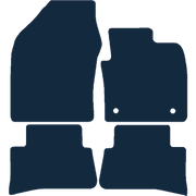 Image of the mat template for Toyota CH-R (2017 - Present) Car Mats