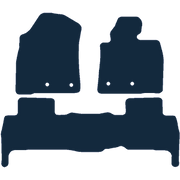 Image of the mat template for Toyota Land Cruiser V8 (2012 - 2020) Car Mats