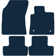 Image of the mat template for Renault Megane (2017 - 2022) Car Mats