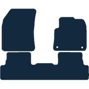 Image of the mat template for Peugeot 3008 (2016 - Present) Car Mats