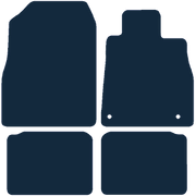 Image of the mat template for Nissan Micra K14 (2017 - Present) Car Mats