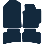 Image of the mat template for Kia Rio (2017 - Present) Car Mats