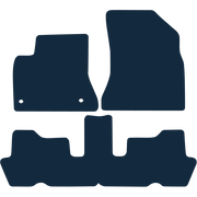 Image of the mat template for Citroen C4 Picasso Left-Hand Drive (2007 - 2013) Car Mats