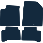 Image of the mat template for Hyundai IONIQ Left-Hand Drive (2016 - 2020) Car Mats