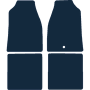 Image of the mat template for Ford Escort (1975 - 1980) Car Mats