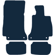 Image of the mat template for Mercedes-Benz E Class Coupe (2017 - Present) Car Mats