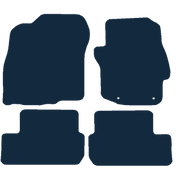 Image of the mat template for Mitsubishi Lancer Evo 10 Automatic (2008 - 2014) Car Mats