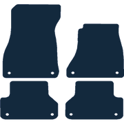 Image of the mat template for Audi A5 Sportback (2016 - Present) Car Mats