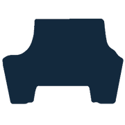 Image of the mat template for New Holland TS (1999 - 2003) Tractor Mats