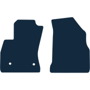 Image of the mat template for Vauxhall Combo Left-Hand Drive (2012 - 2018) Van Mats