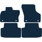 Image of the mat template for Skoda Superb Left-Hand Drive (2015 - Present) Car Mats