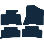 Image of the mat template for Hyundai TUCSON Left-Hand Drive Hook Fixings (2016) Car Mats