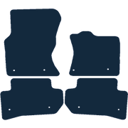 Image of the mat template for Land Rover Range Rover Velar (2017 - Present) Car Mats