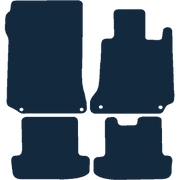 Image of the mat template for Mercedes-Benz E Class Coupe Automatic (4 Clips) (2009 - 2017) Car Mats