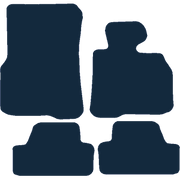 Image of the mat template for BMW 4 Series F33 (Convertible) (2013 - 2020) Car Mats