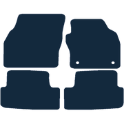 Image of the mat template for SEAT Ibiza (2017 - Present) Car Mats