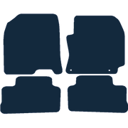 Image of the mat template for Hyundai Kona (2017 - 2023) Car Mats