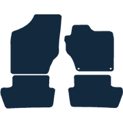 Image of the mat template for Citroen DS4 (2011 - 2015) Car Mats