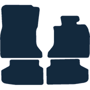 Image of the mat template for BMW 7 Series FO1 & FO2 (Facelift) (2012 - 2015) Car Mats