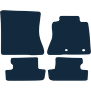 Image of the mat template for Ford Mustang (2015 - Present) Car Mats