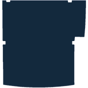 Image of the mat template for Volkswagen Caddy SWB L1 Single Side Door (2010 - 2020) Van Mats