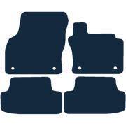 Image of the mat template for Volkswagen T-Roc (2017 - Present) Car Mats