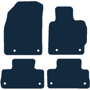 Image of the mat template for Mazda CX-7 With Fixings In All Mats (2007 - 2011) Car Mats