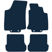 Image of the mat template for Volkswagen Golf Mk4 (Cabriolet) (1999 - 2004) Car Mats