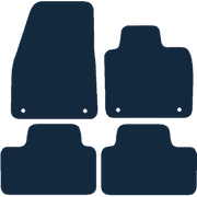 Image of the mat template for Volvo XC40 Automatic (2018 - Present) Car Mats