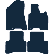 Image of the mat template for Kia Sportage Hook Fixing System (2018 - 2019) Car Mats