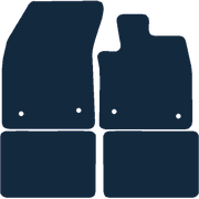 Image of the mat template for Ford Focus (2018 - Present) Car Mats