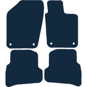 Image of the mat template for Volkswagen Polo Alternative (2009 - 2018) Car Mats