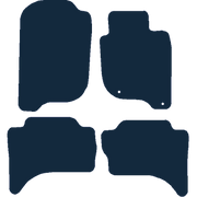 Image of the mat template for Fiat Fullback With Heater (2016 - 2019) Car Mats