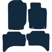 Image of the mat template for Fiat Fullback Without Heater (2016 - 2019) Car Mats