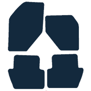 Image of the mat template for Volvo 700 Series Car Mats