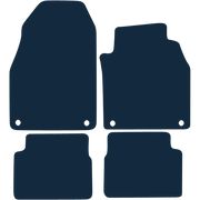 Image of the mat template for Saab 9-3 Facelift Plastic Clips (2002 - 2012) Car Mats