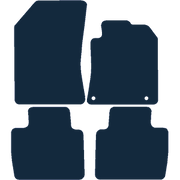 Image of the mat template for Peugeot 508 (2019 - Present) Car Mats